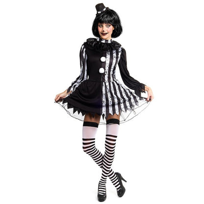 Womens Creepy Clown Costume