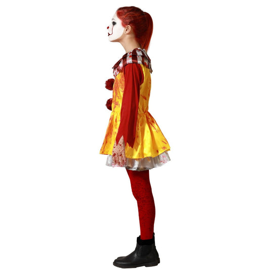 Girls Sinister Burger Clown Costume
