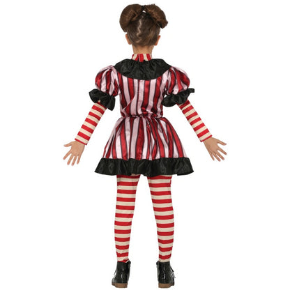 Girls Sinister Clown Eco Costume
