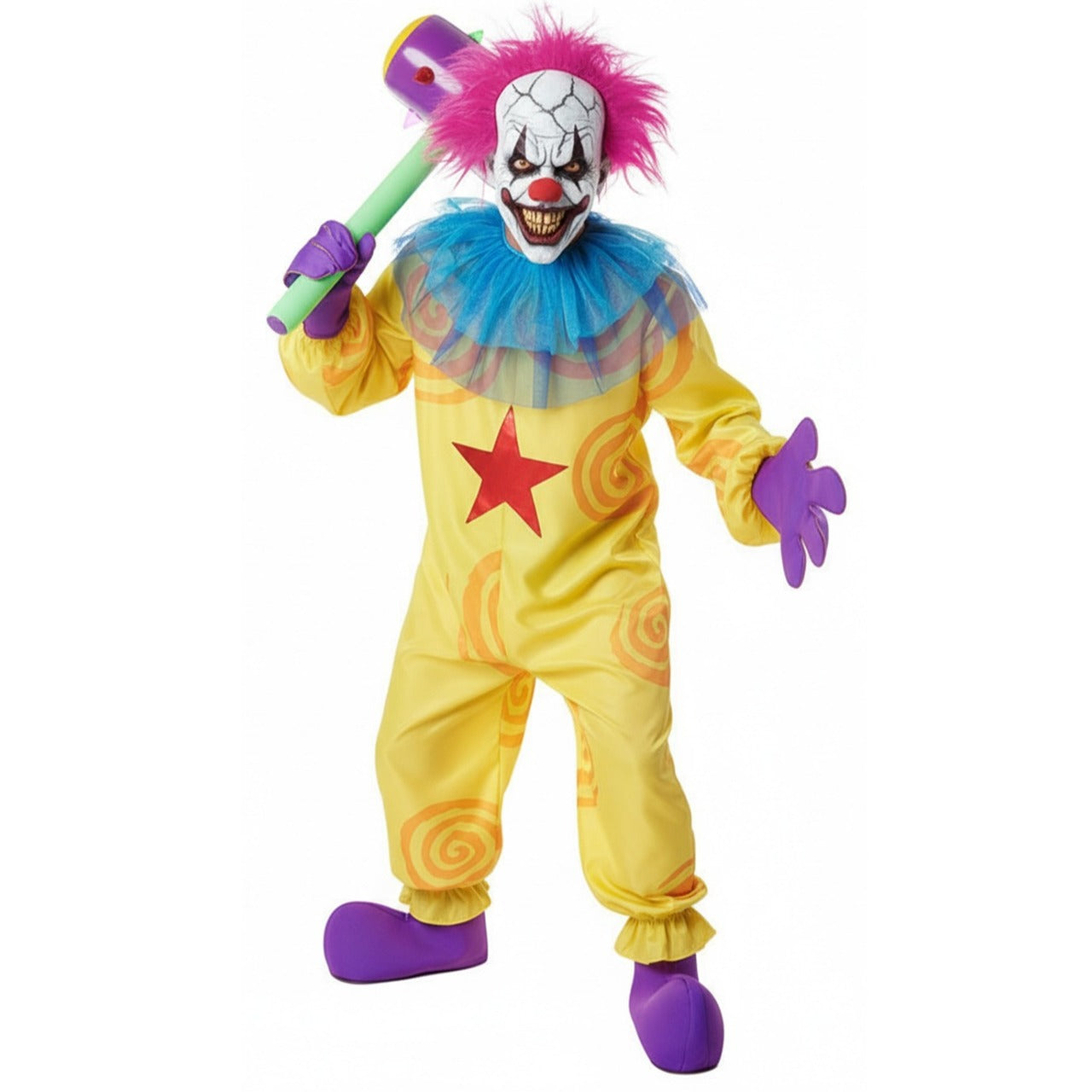 Adult Yellow Killer Clown Costume