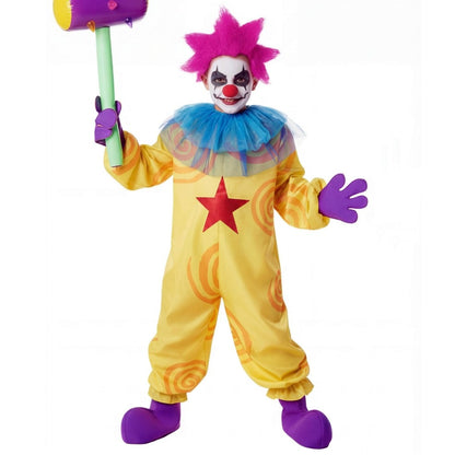 Kids Yellow Killer Clown Costume