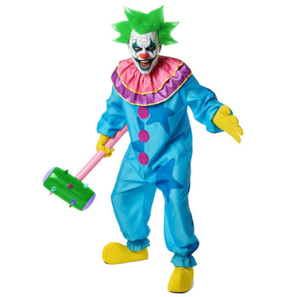 Adult Blue Killer Clown Costume