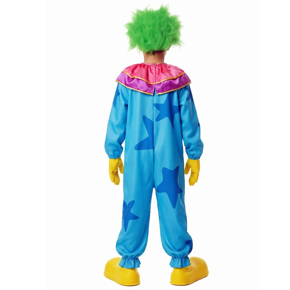 Kids Blue Killer Clown Costume