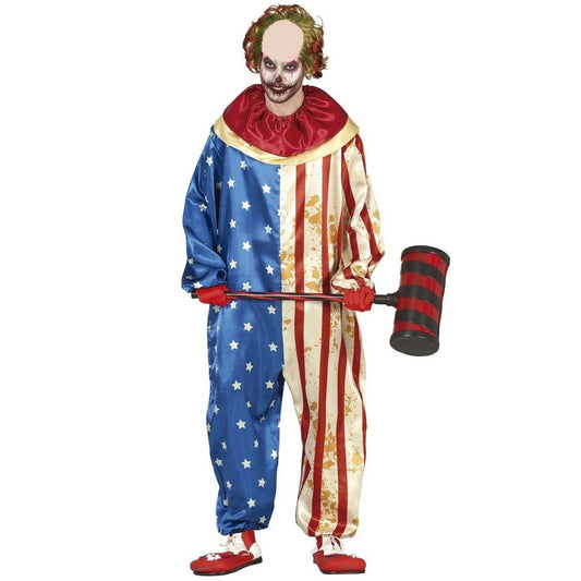 Mens Killer Clown USA Costume