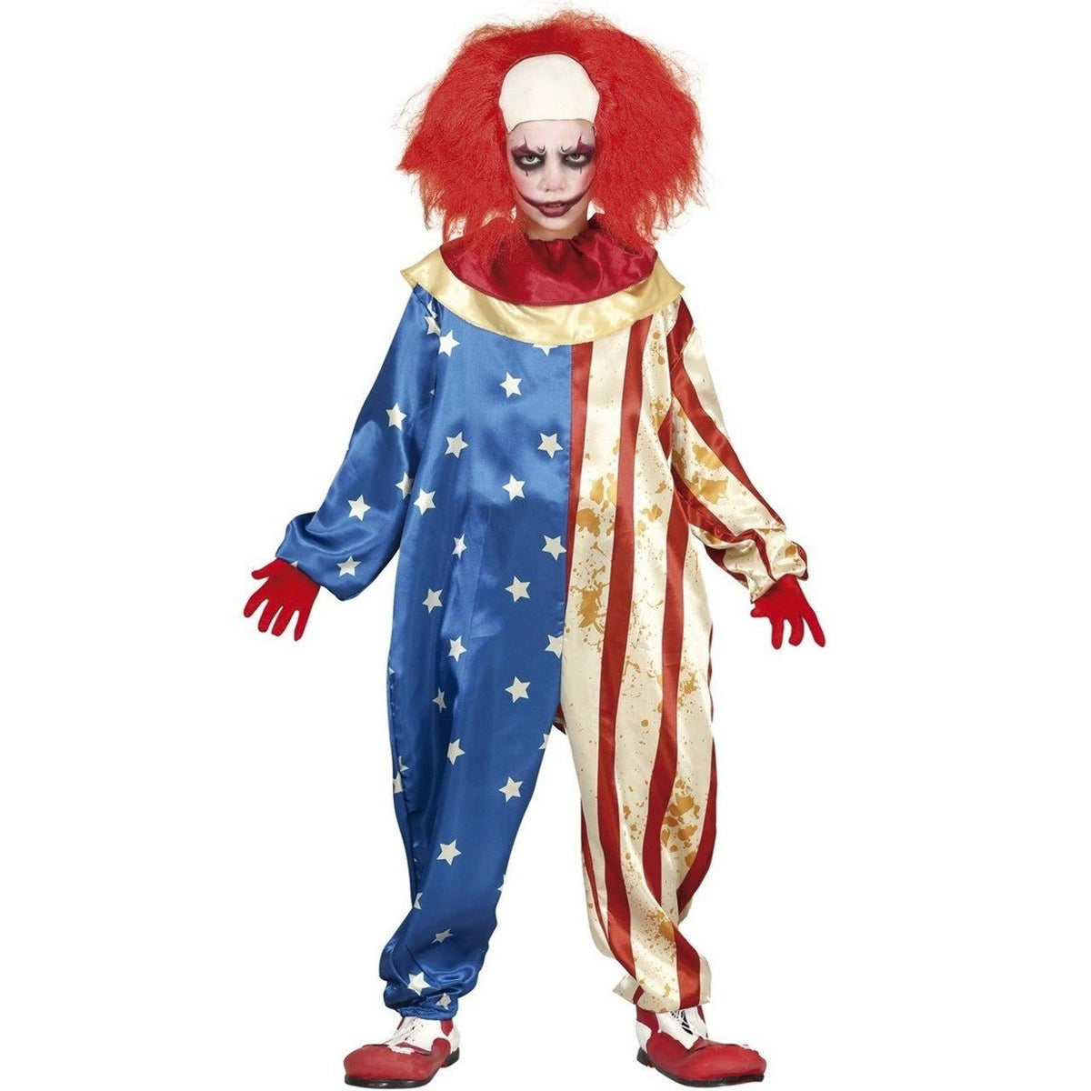 Kids Killer Clown USA Costume
