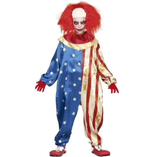 Kids Killer Clown USA Costume