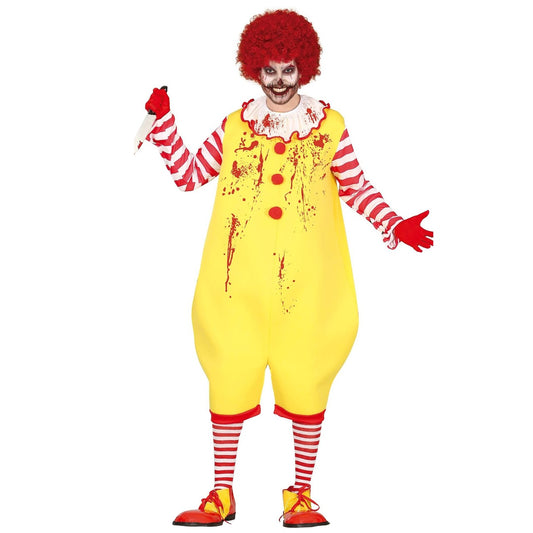 Adult Burger Killer Clown Costume
