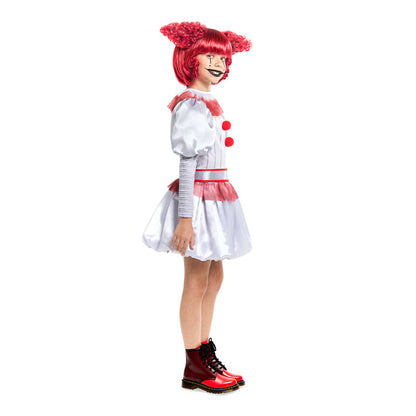 Girls Macabre IT Clown Costume