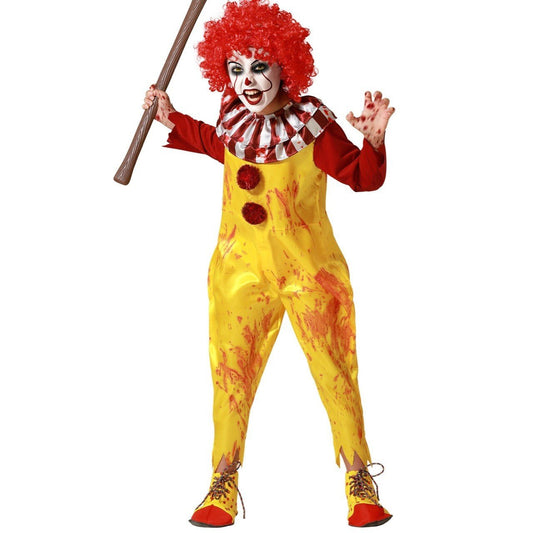 Boys Sinister Burger Clown Costume