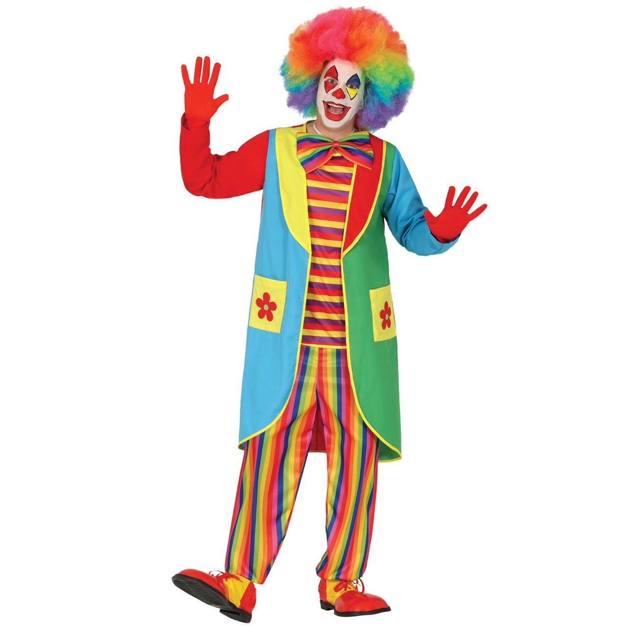 Adult Valentine Clown Costume