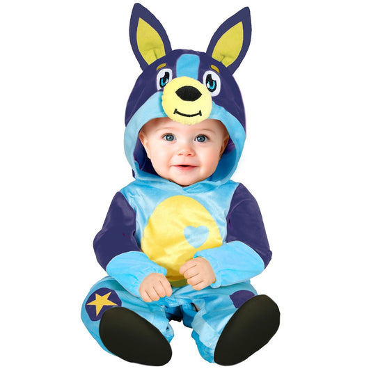 Baby Blue Dog Bluey Costume