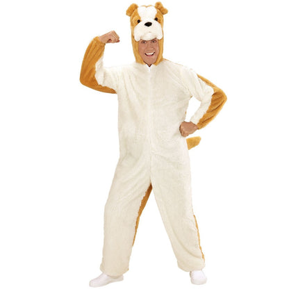 Adult Plush Bulldog Dog Costume