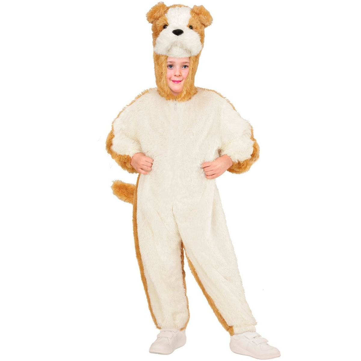 Kids Plush Bulldog Dog Costume