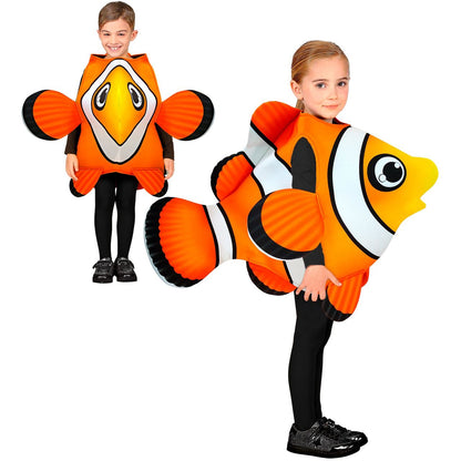 Kids Nemo Striped Fish Costume