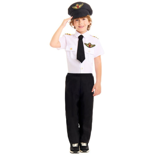 Kids Airplane Pilot Costume