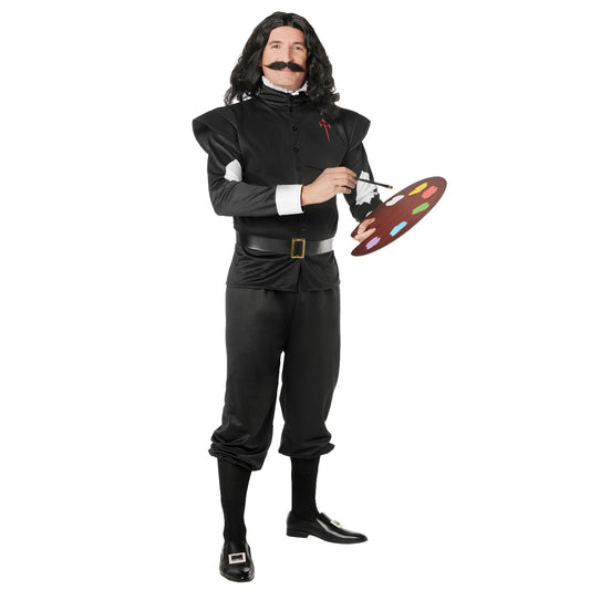 Mens Black Velázquez Painter Costume
