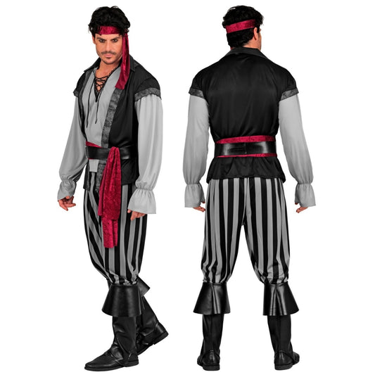 Mens Pirate Costume with Sash
