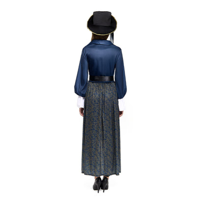 Womens Indigo Pirate Costume
