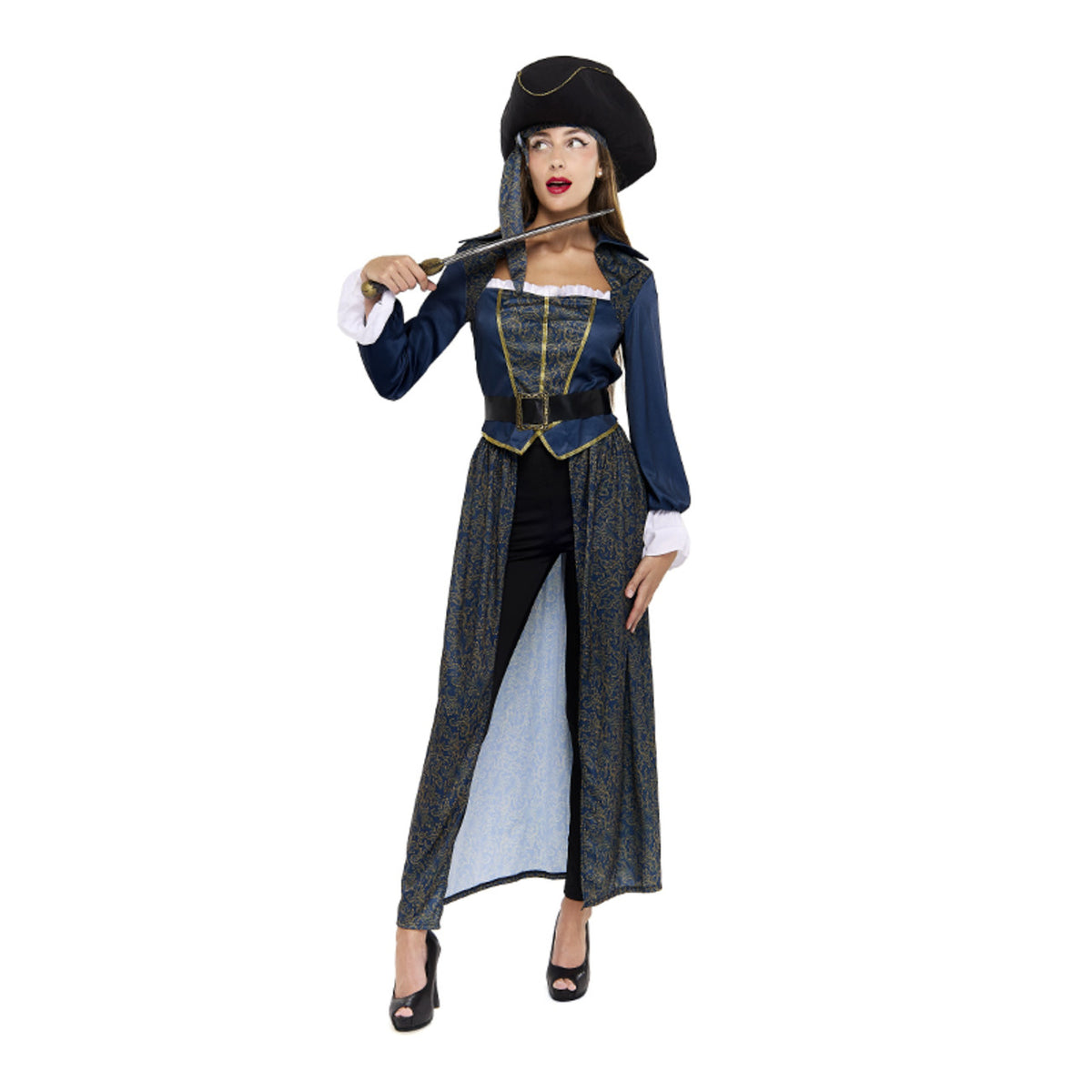 Womens Indigo Pirate Costume