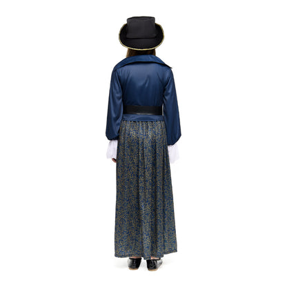 Girls Indigo Pirate Costume