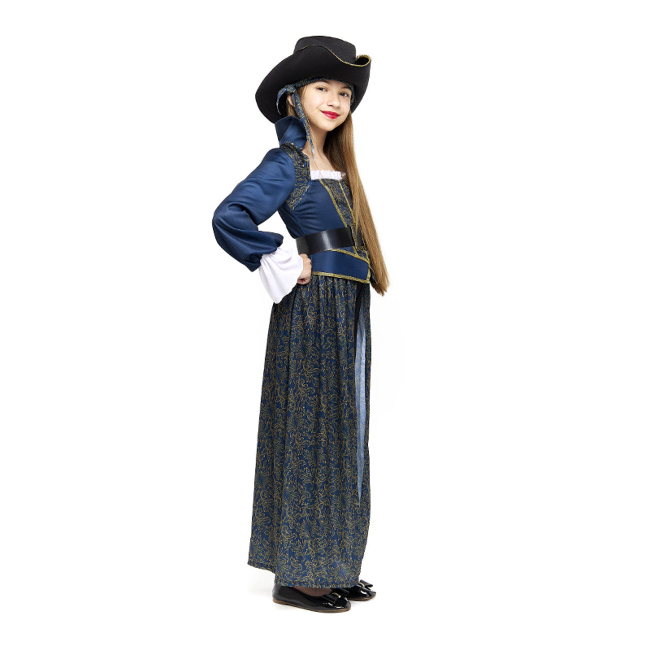 Girls Indigo Pirate Costume