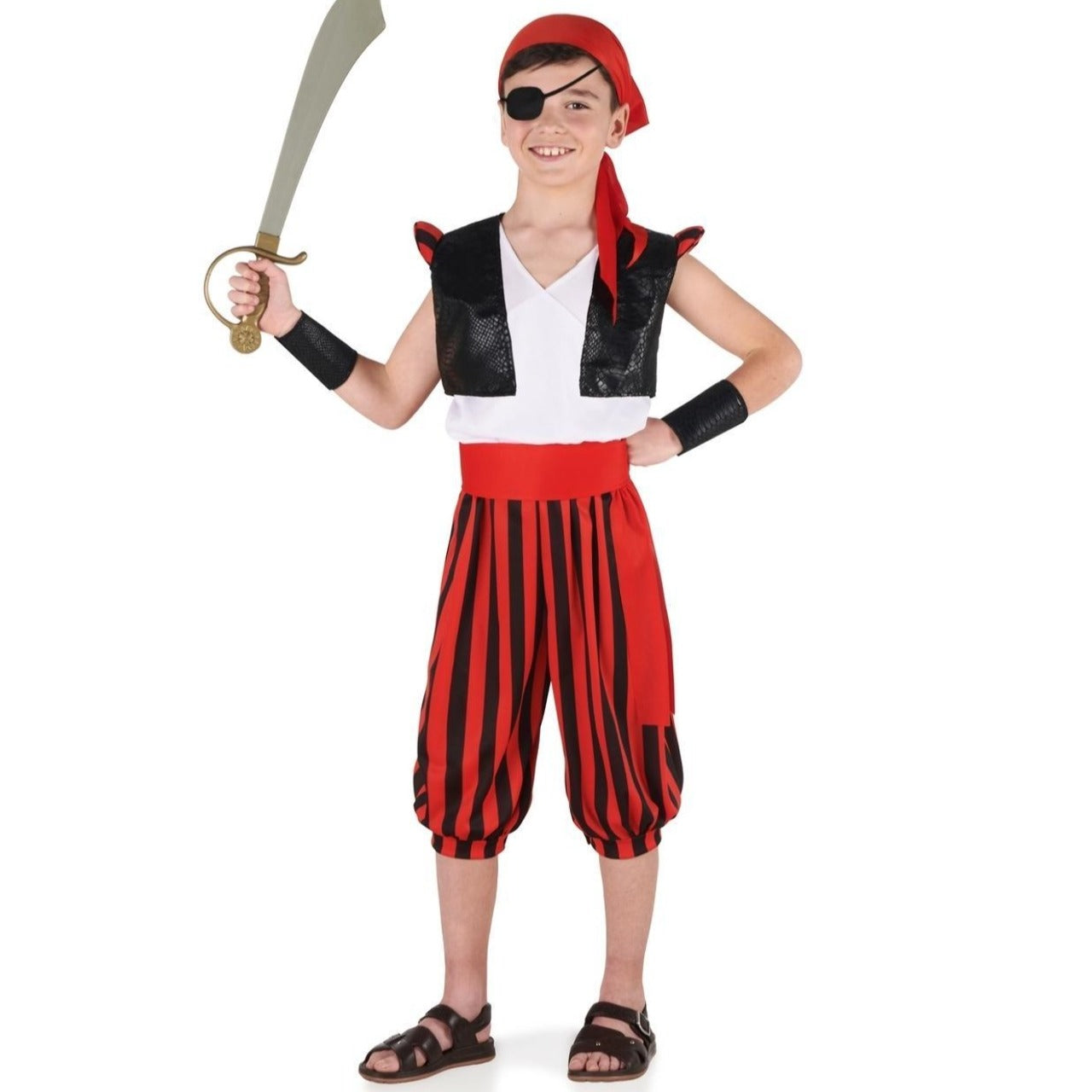 Boys One Eyed Pirate Costume