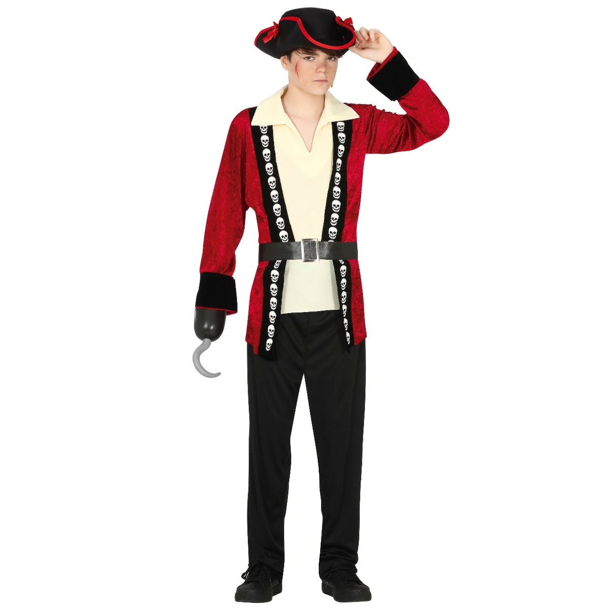 Brave Skulls Pirate Costume for Teenager