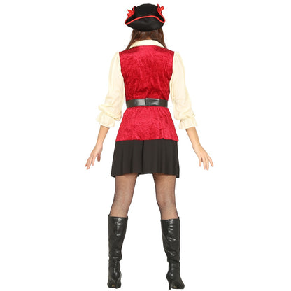 Womens Brave Pirate Skulls Costume