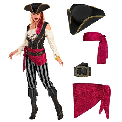 Womens Piratesa Fajín Costume