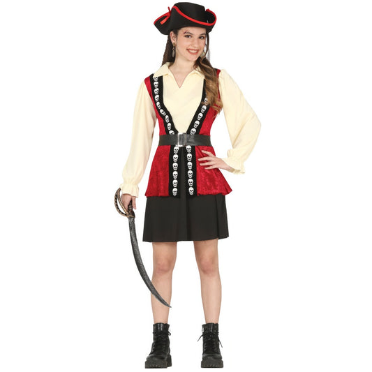 Brave Skull Pirate Costume for Teenager