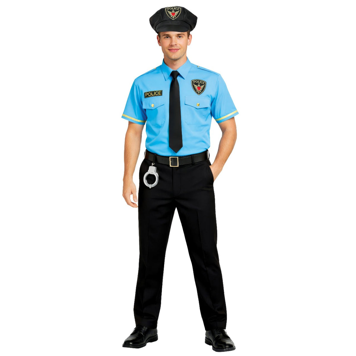 Mens Blue Official Police Costume
