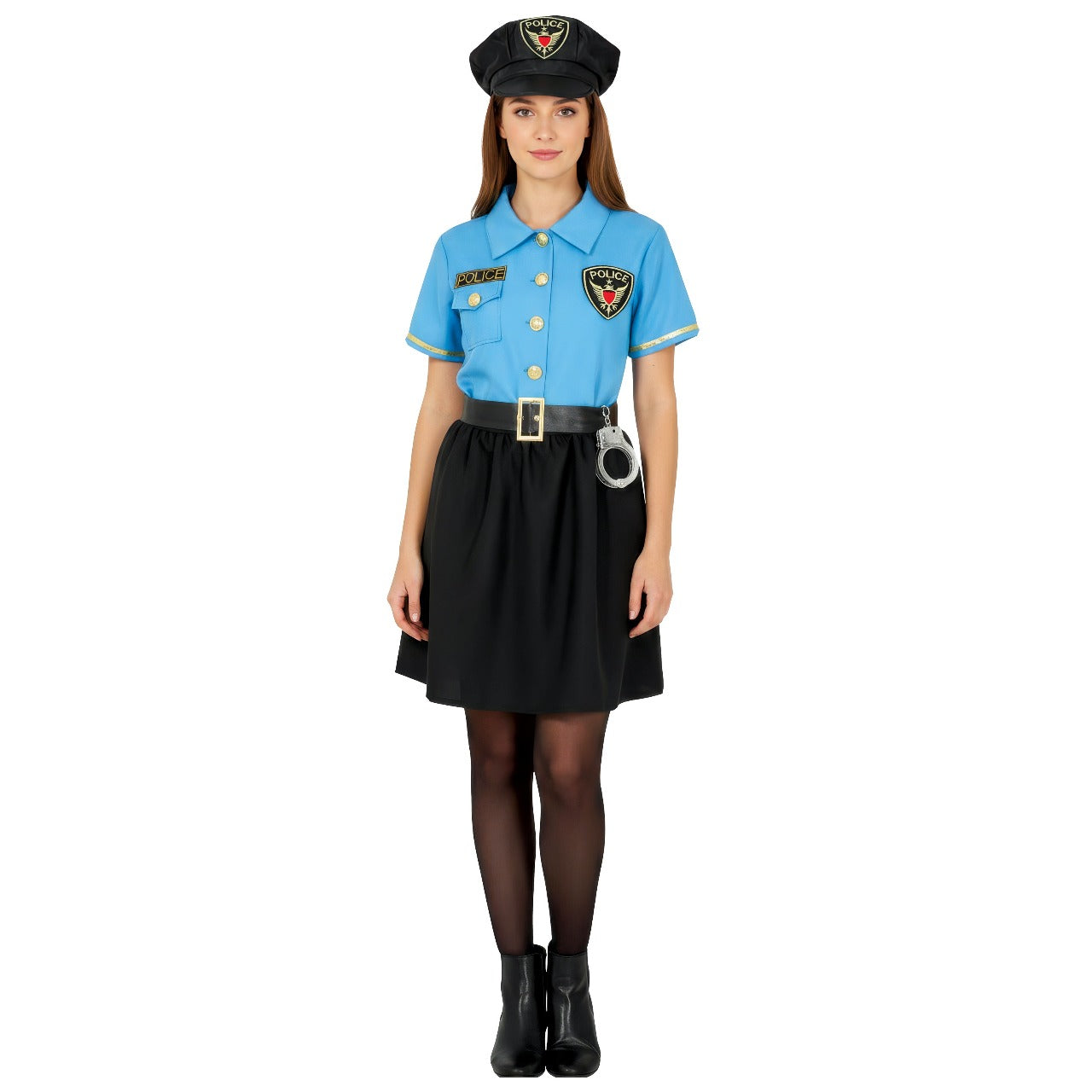 Womens Blue Official Police Costume
