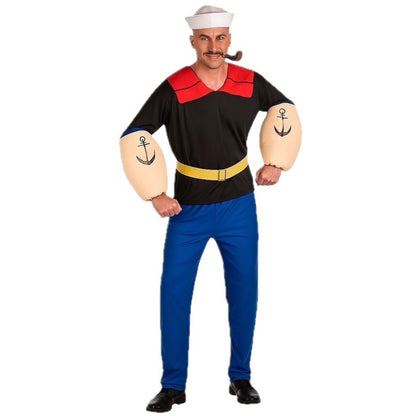 Mens Strong Popeye Costume