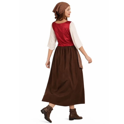 Womens Brown Innkeeper Costume