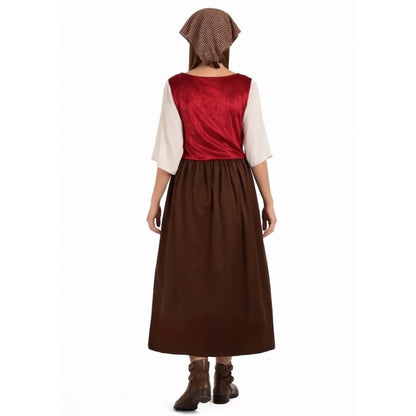 Womens Brown Innkeeper Costume