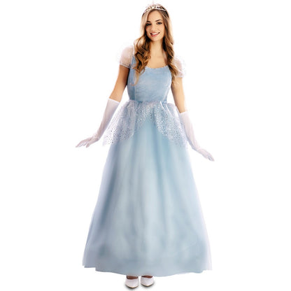 Womens Blue Fairy Tale Princess Costume