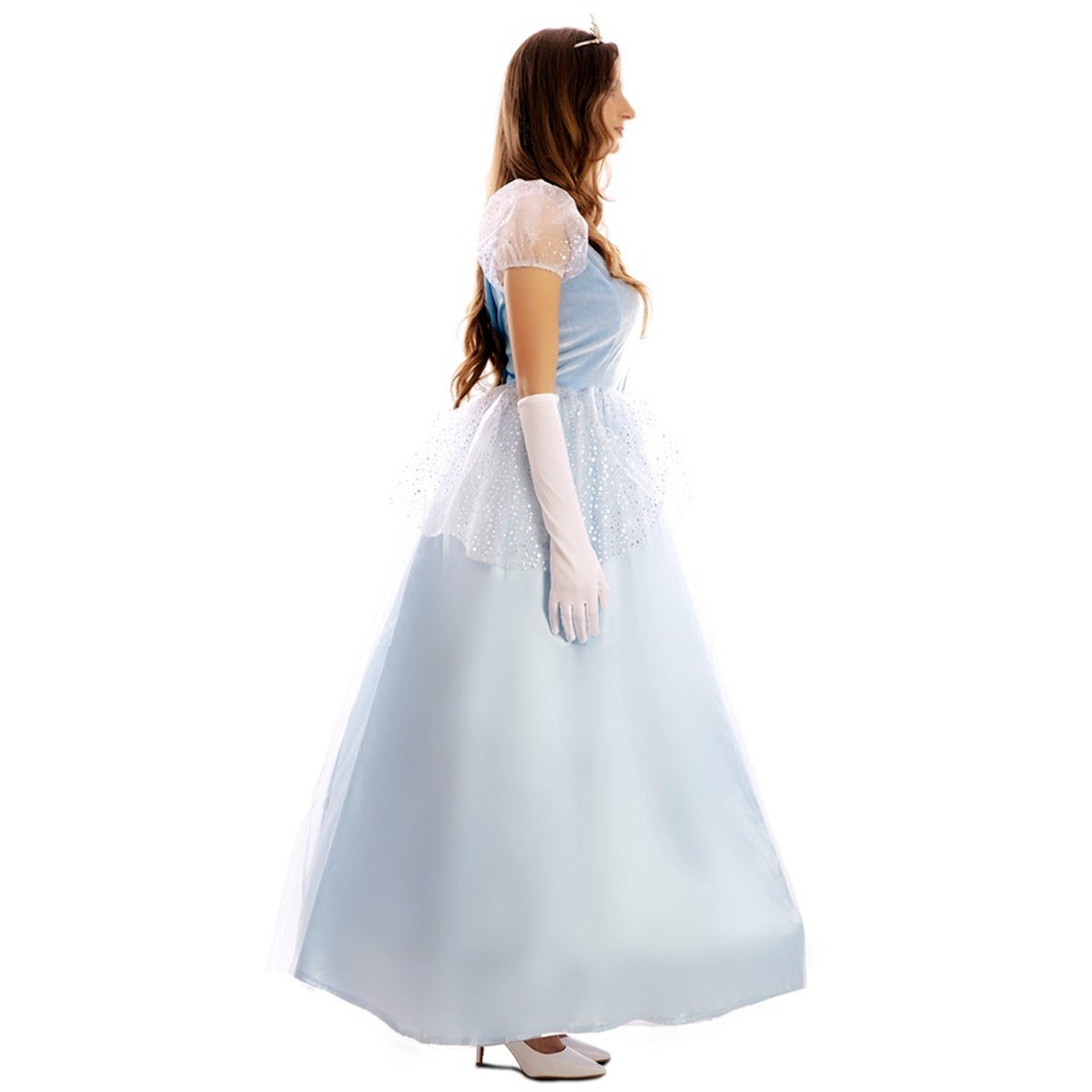 Womens Blue Fairy Tale Princess Costume