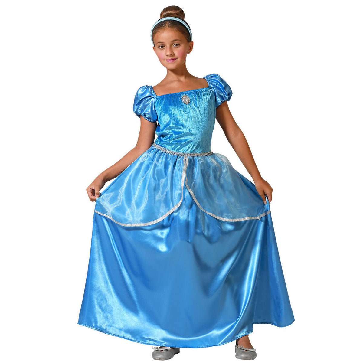 Girls Blue Princess Costume