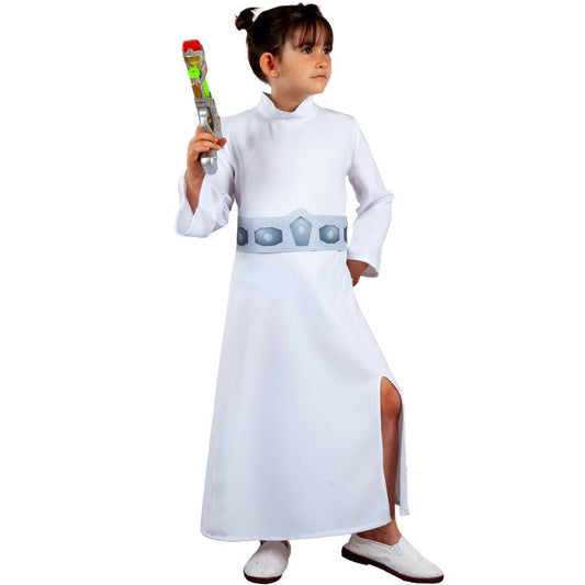 Girls Eco Princess Leia Costume