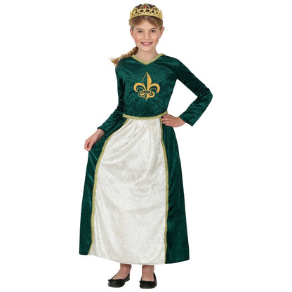 Girls Medieval Princess Fiona Costume