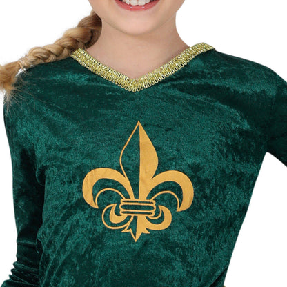 Girls Medieval Princess Fiona Costume