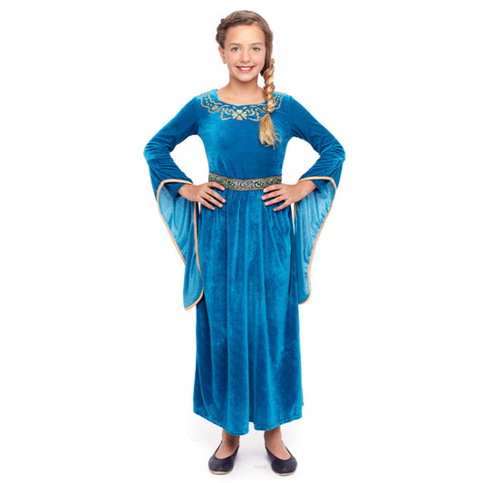 Girls Medieval Sun Princess Costume