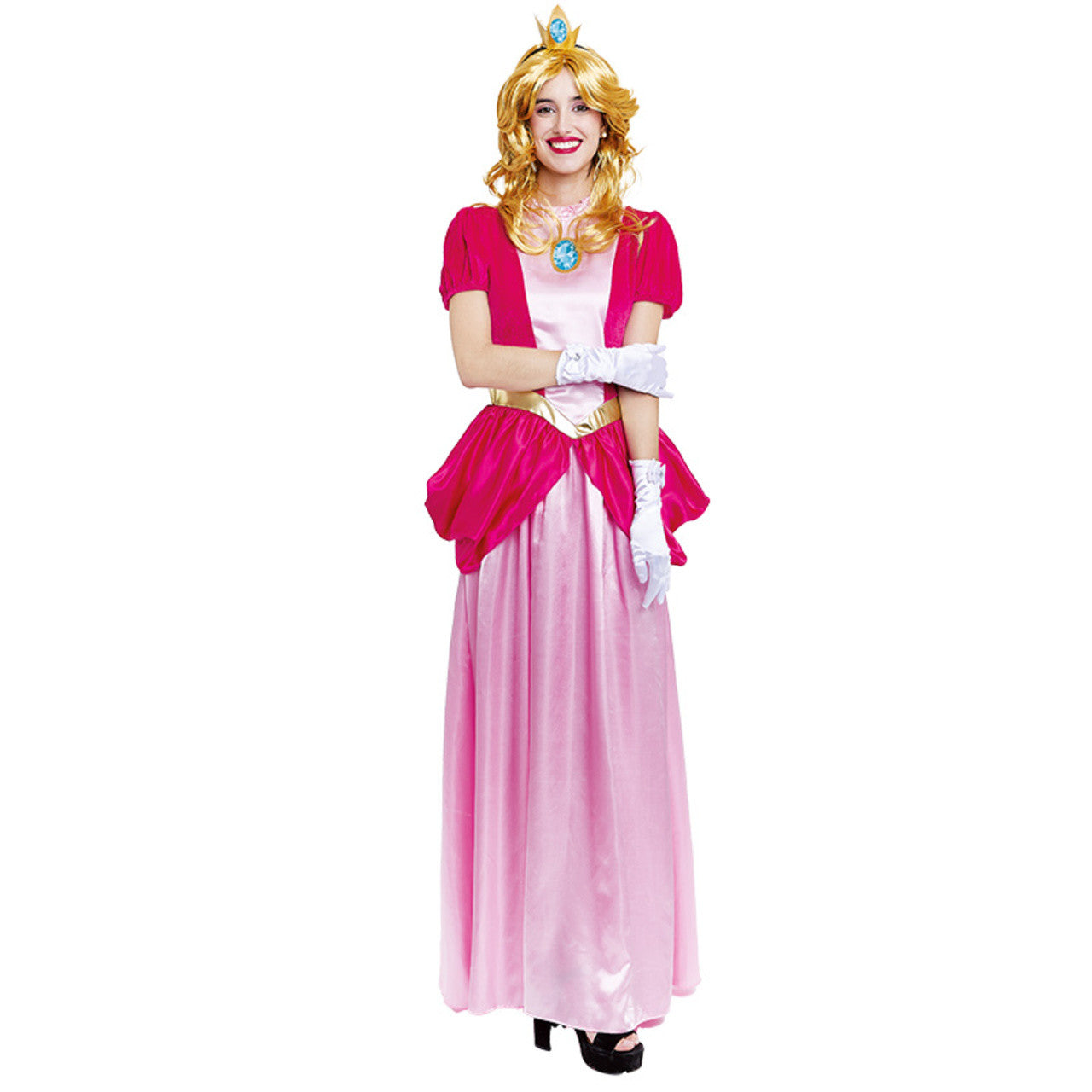 Womens Pink Princess Peach Costume