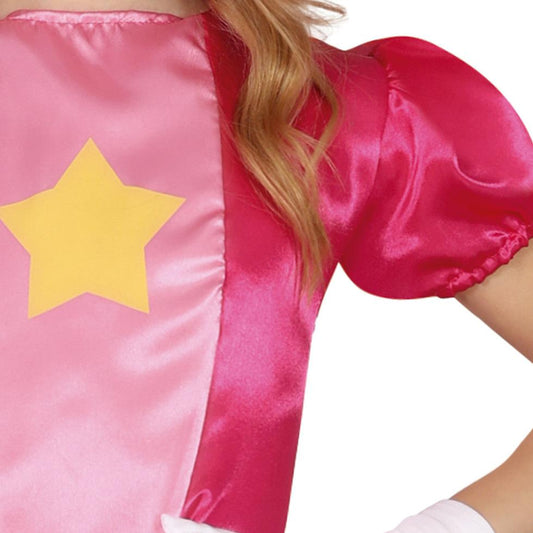 Girls Princess Peach Star Costume