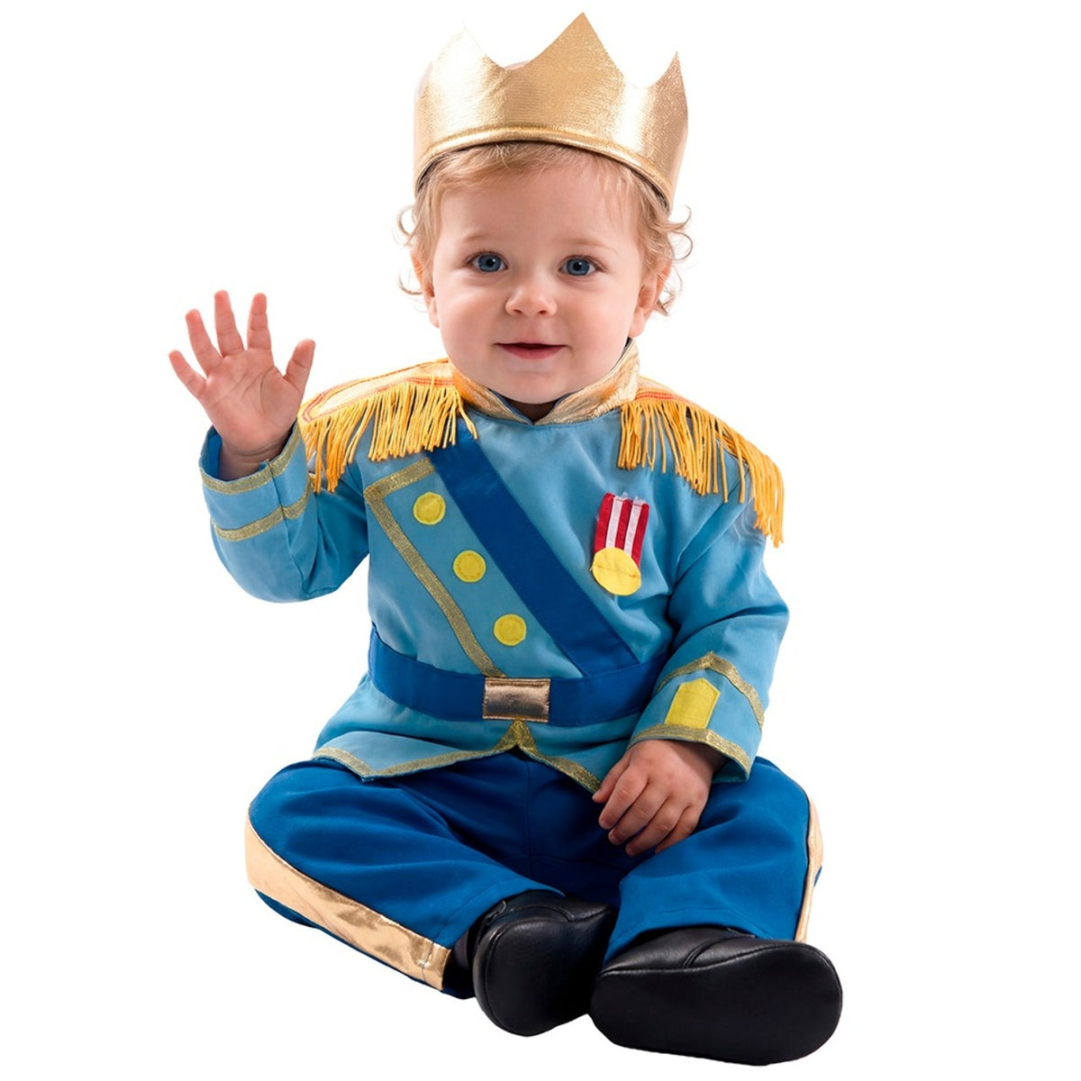 Baby Blue Prince Costume with Fringes