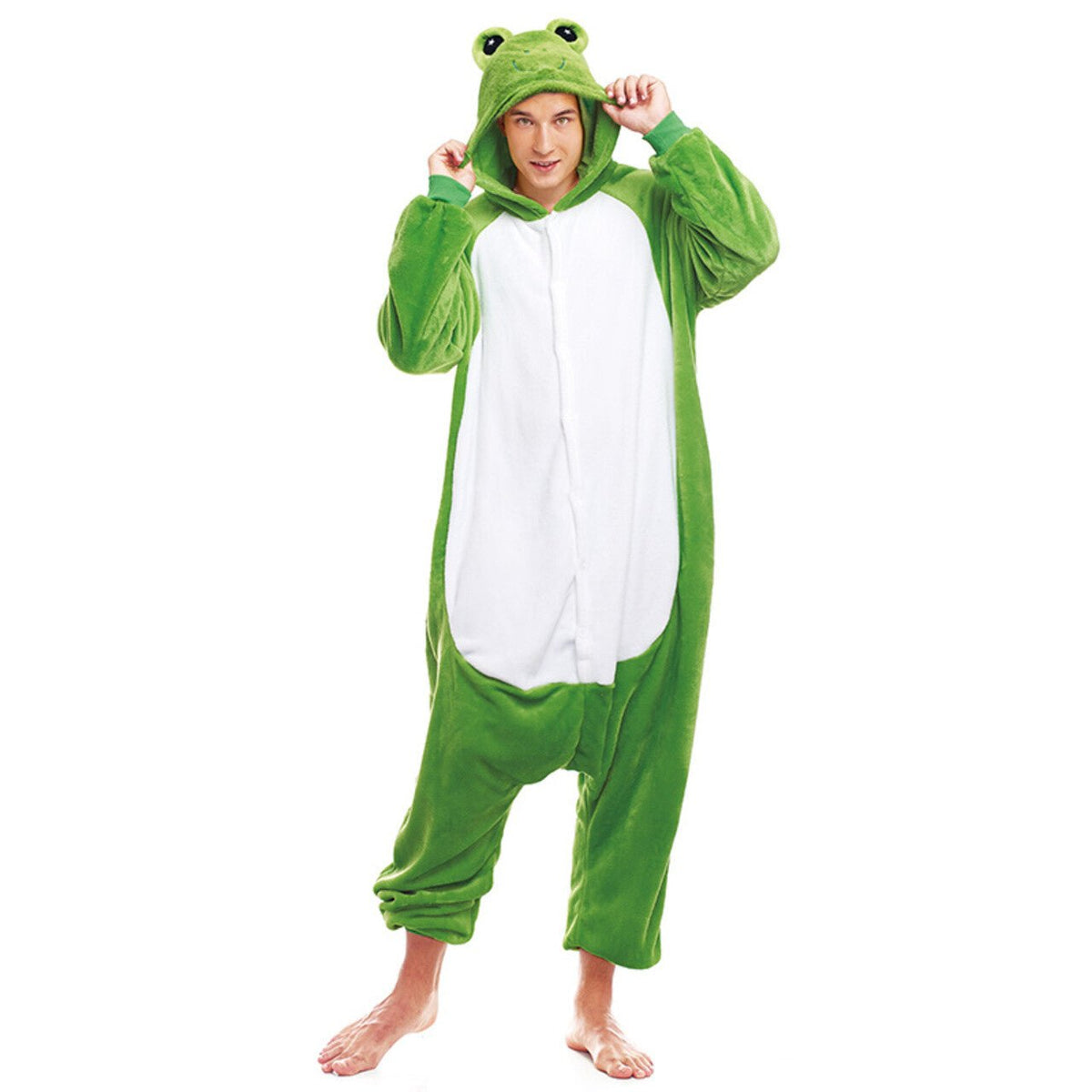 Adult Frog Hooded Costume