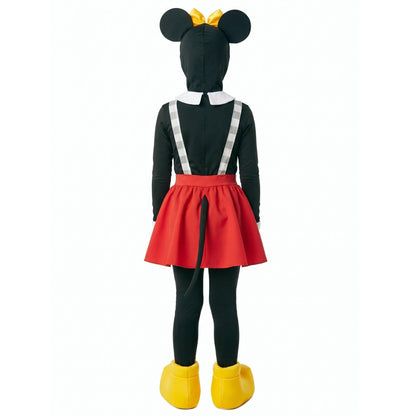 Girls Fun Little Mouse Bow tie Costume