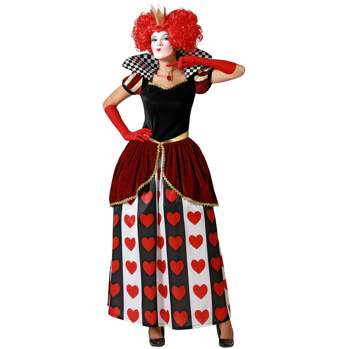 Womens Storybook Queen of Hearts Costume