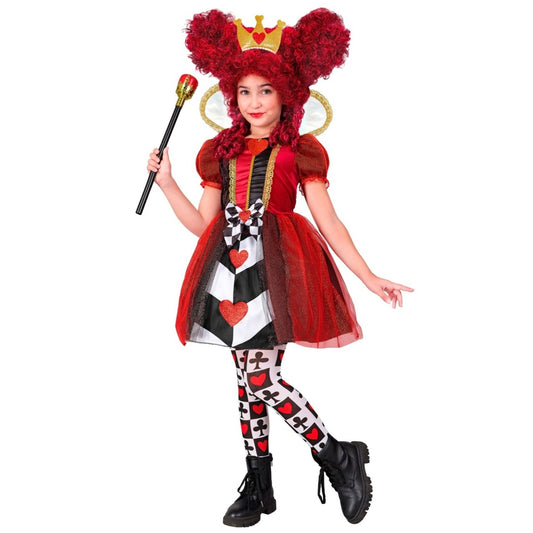 Girls Queen of Hearts Tulle Costume