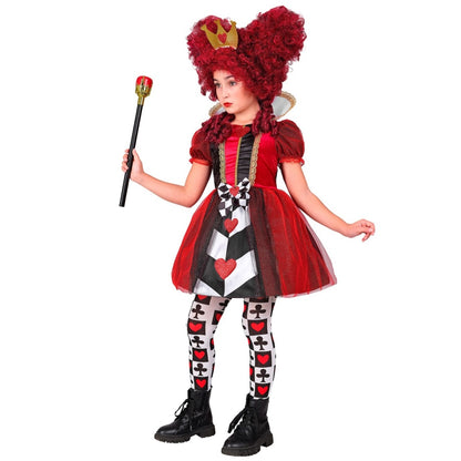 Girls Queen of Hearts Tulle Costume